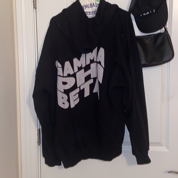 Black Gamma Phi Beta Sorority Hoodie Size XXL - Picture 5 of 5